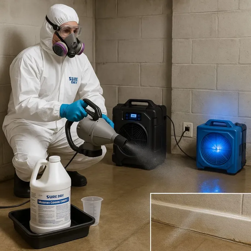 Sanitization and Odor Removal process in Floyd, VA